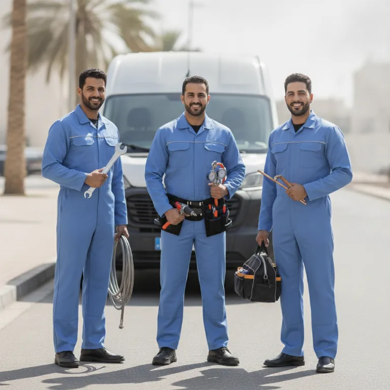 Heat Pump Installer team in Dubai Silicon Oasis